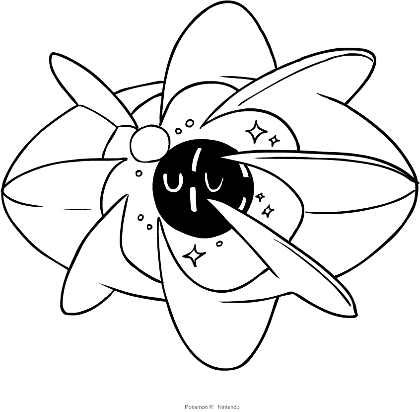 Pokemon Coloring Pages Cosmoem Coloring Pages Ideas
