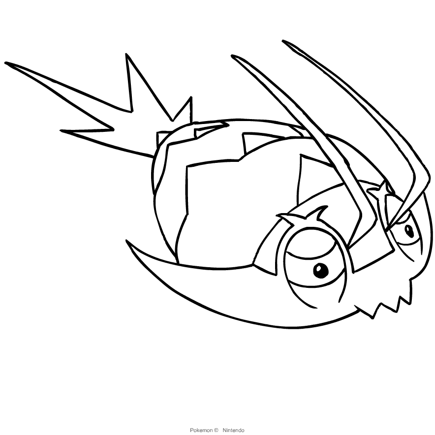Wimpod from the seventh generation of the Pokmon coloring page to print and coloring