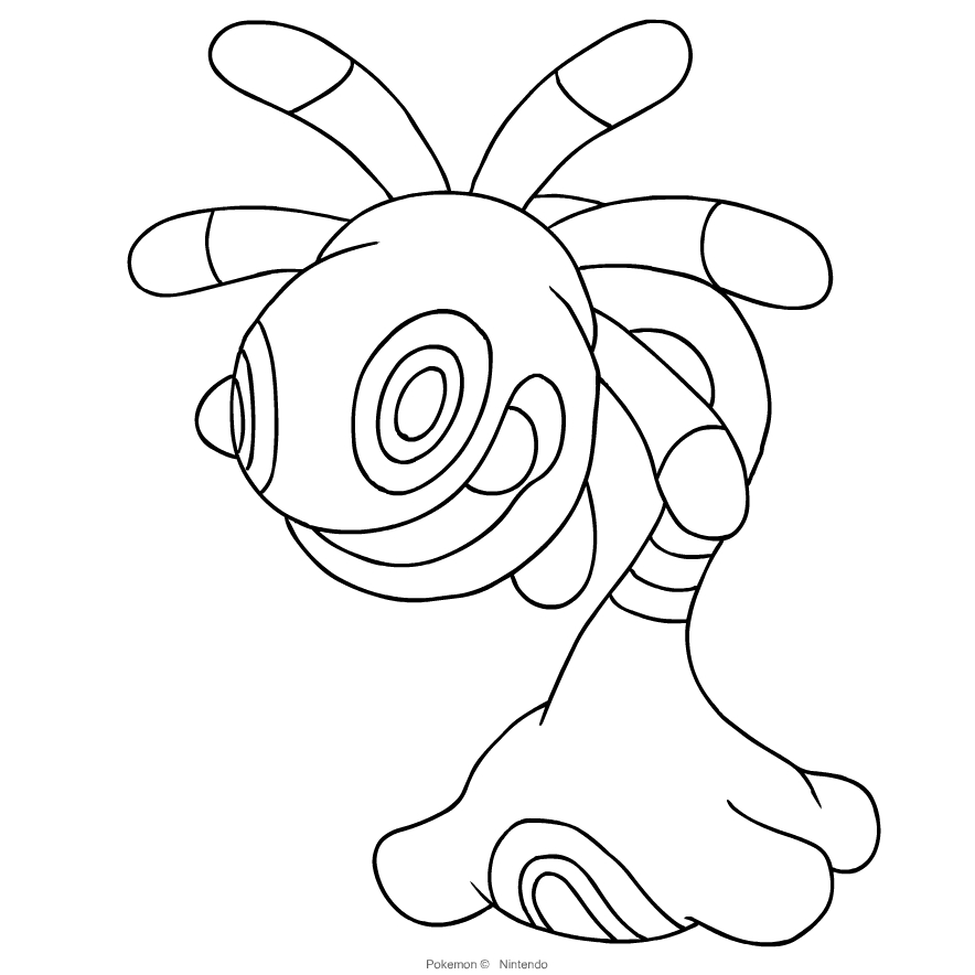 Cradily from the third generation Pok mon to print and coloring
