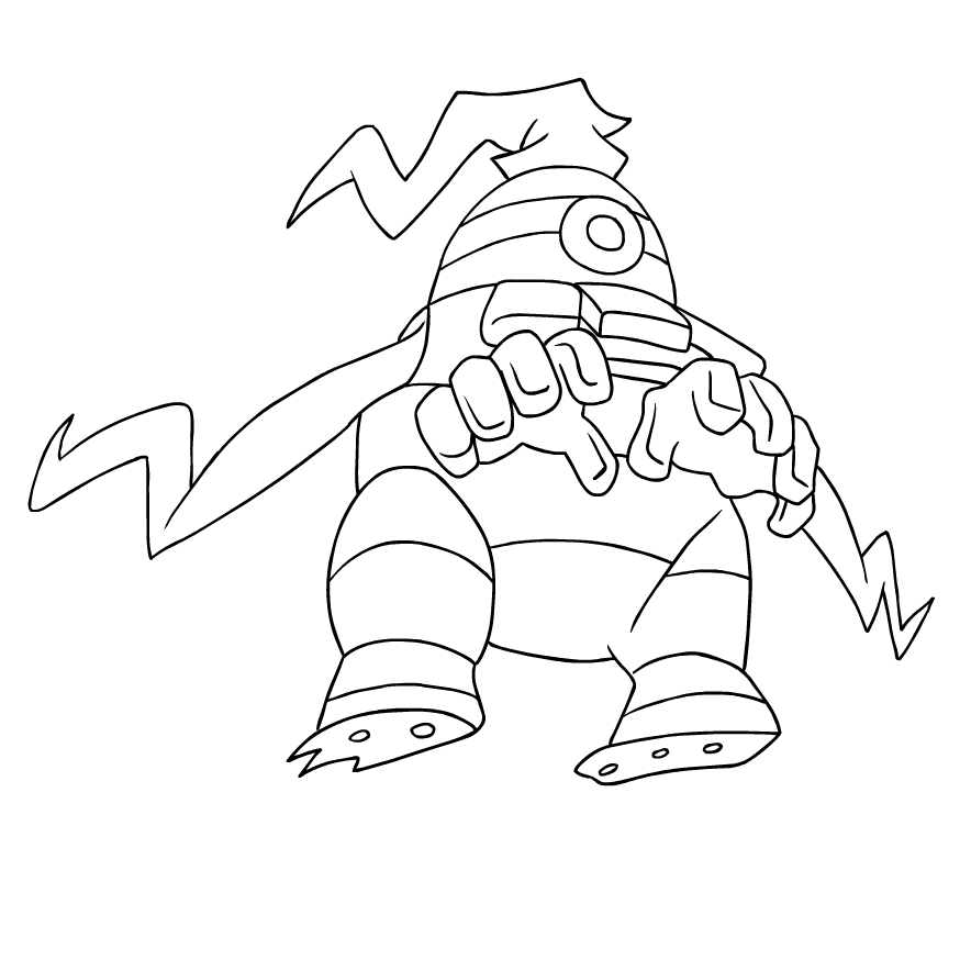 Dusclops from the third generation Pok mon to print and color