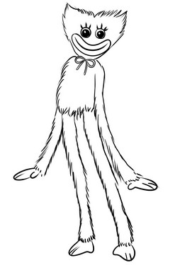 Desenho para colorir Poppy Playtime : Mommy Long Legs & Daisy 3