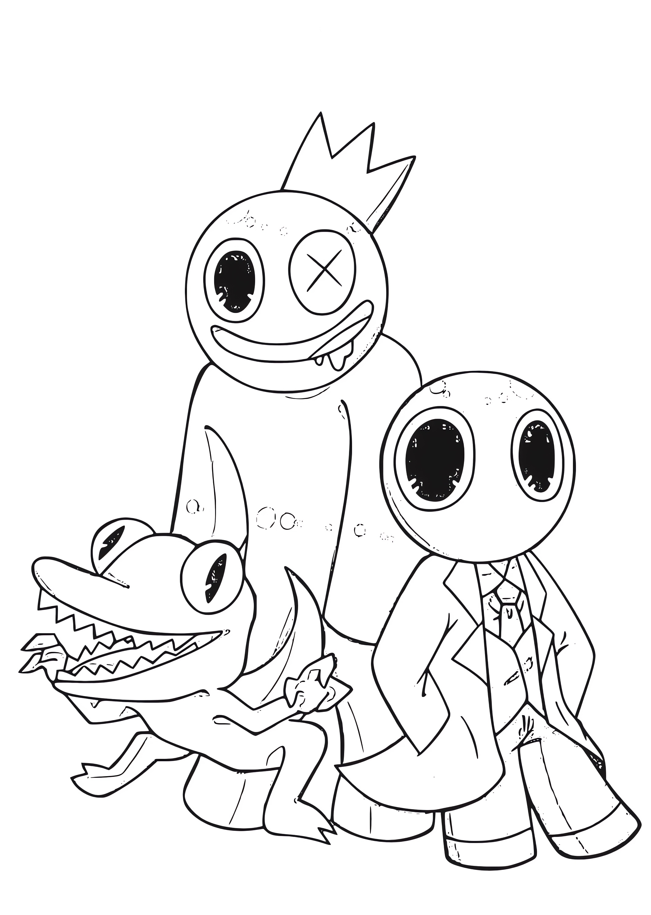 Desenhos de Rainbow Friends para colorir