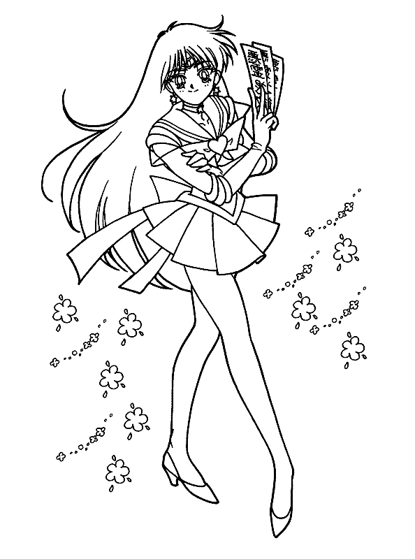 Drawing 12 from Sailor Moon coloring page to print and coloring