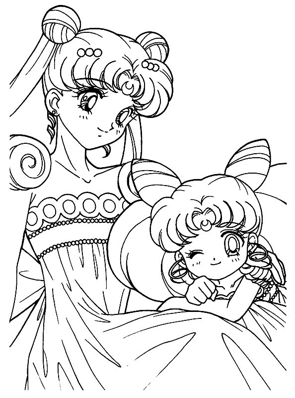 Drawing 13 from Sailor Moon coloring page