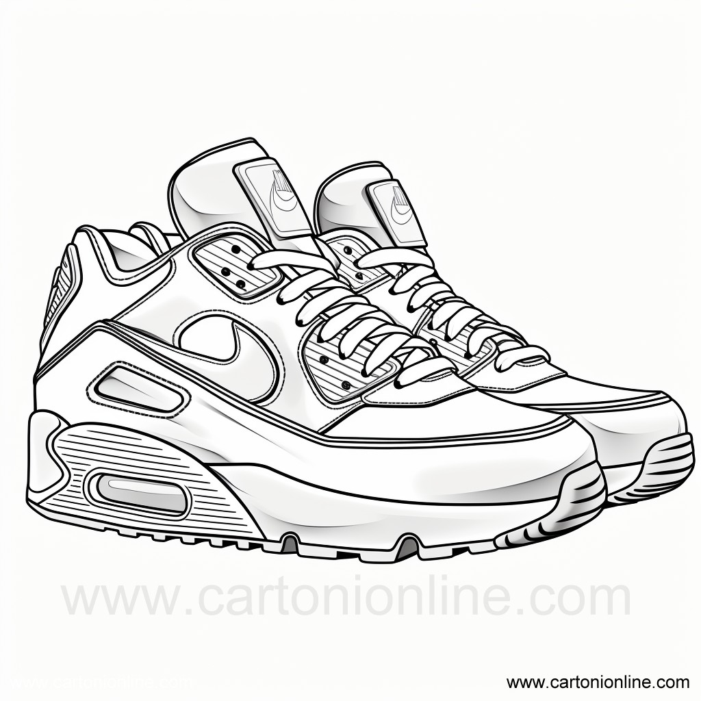 Jordan Nike Shoes 43  coloring pages to print and coloring
