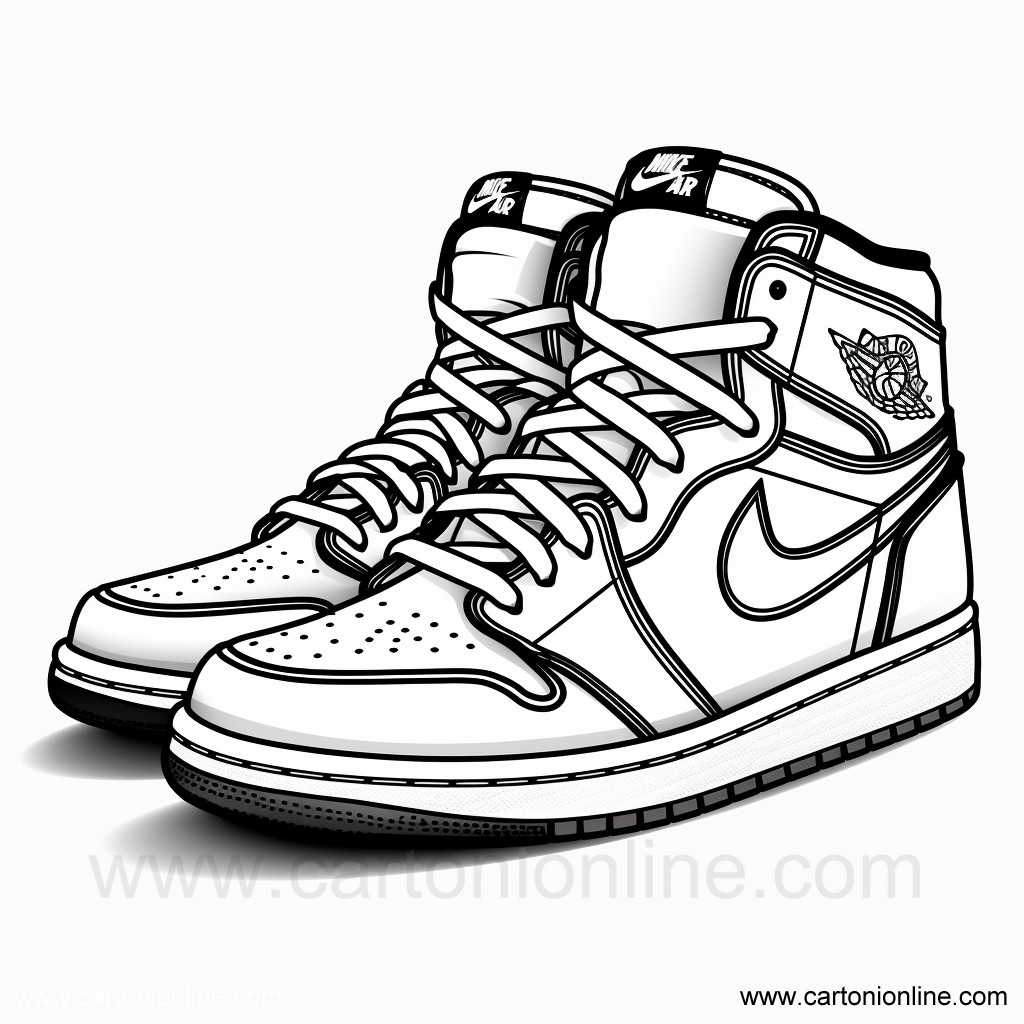 Nike Shoes 48 coloring