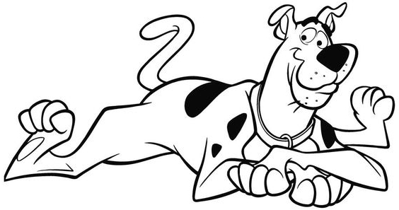 Coloriage 18 de Scooby-Doo  imprimer et colorier