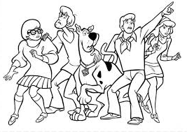Disegno 21 di Scooby-Doo da stampare e colorare