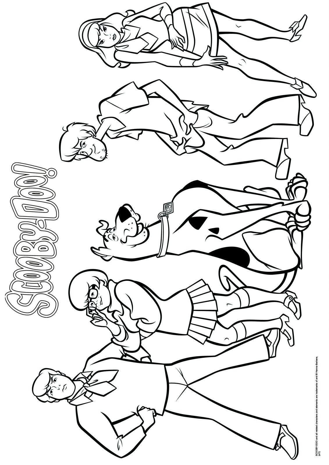 Ausmalbilder  23 von Scooby-Doo zum Drucken und Frben