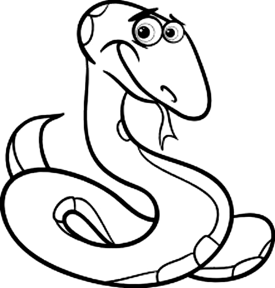 Dibujo 23 de Serpientes para imprimir y colorear