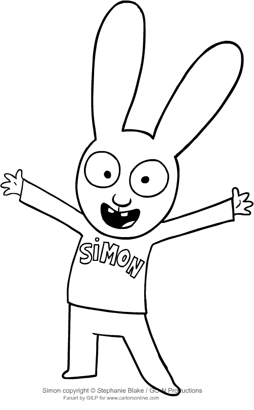 Simone coloring page to print and color