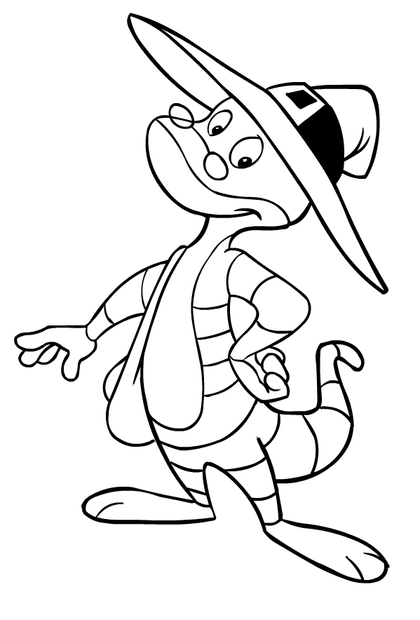 Doc Croc by Simsalagrimm coloring page to print and color