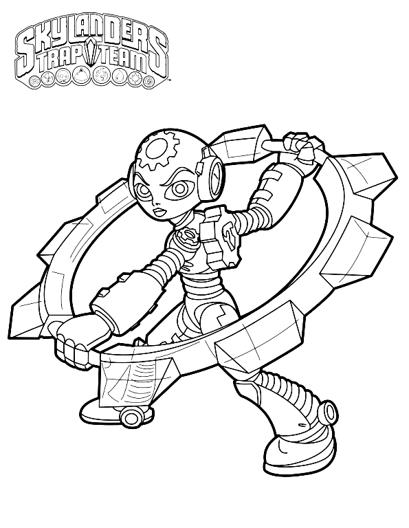 Drawing 11 from Skylanders coloring page to print and coloring