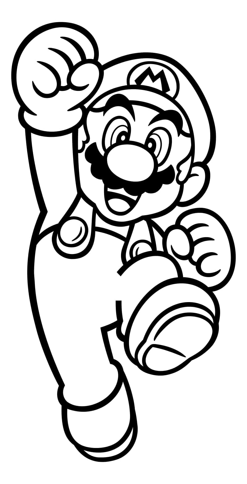 Drawing 27 of Super Mario to print and color