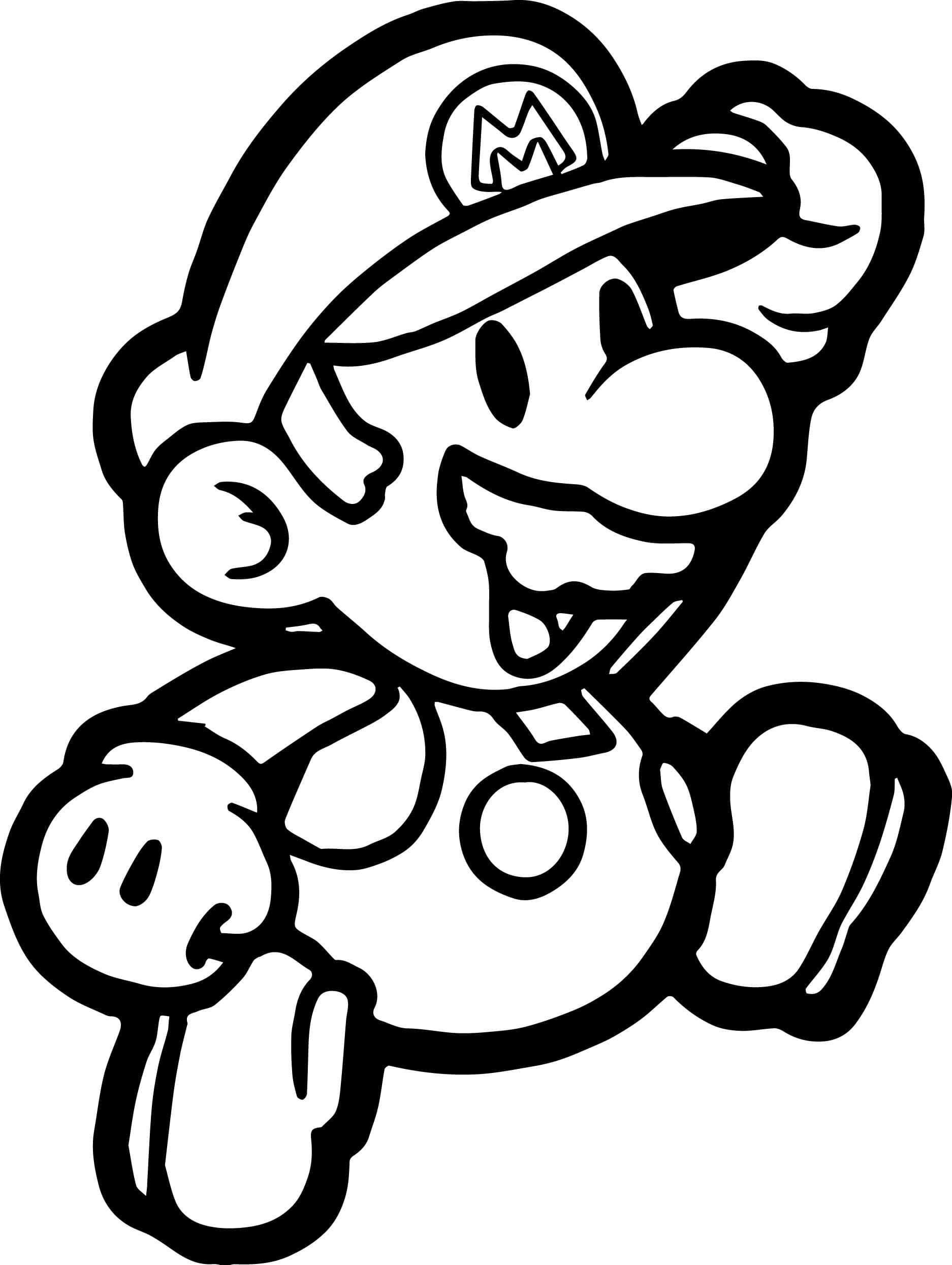 40 Desenhos do Super Mario para colorir - OrigamiAmi - Arte para toda a  festa