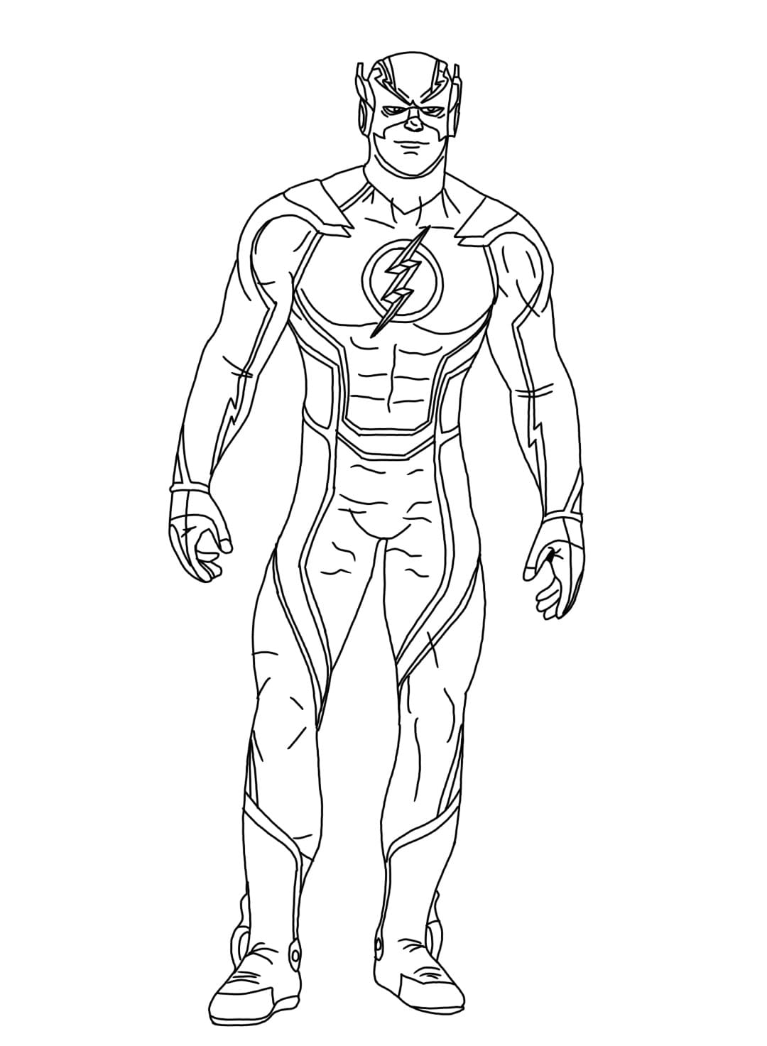 The Flash 48  coloring page to print and coloring