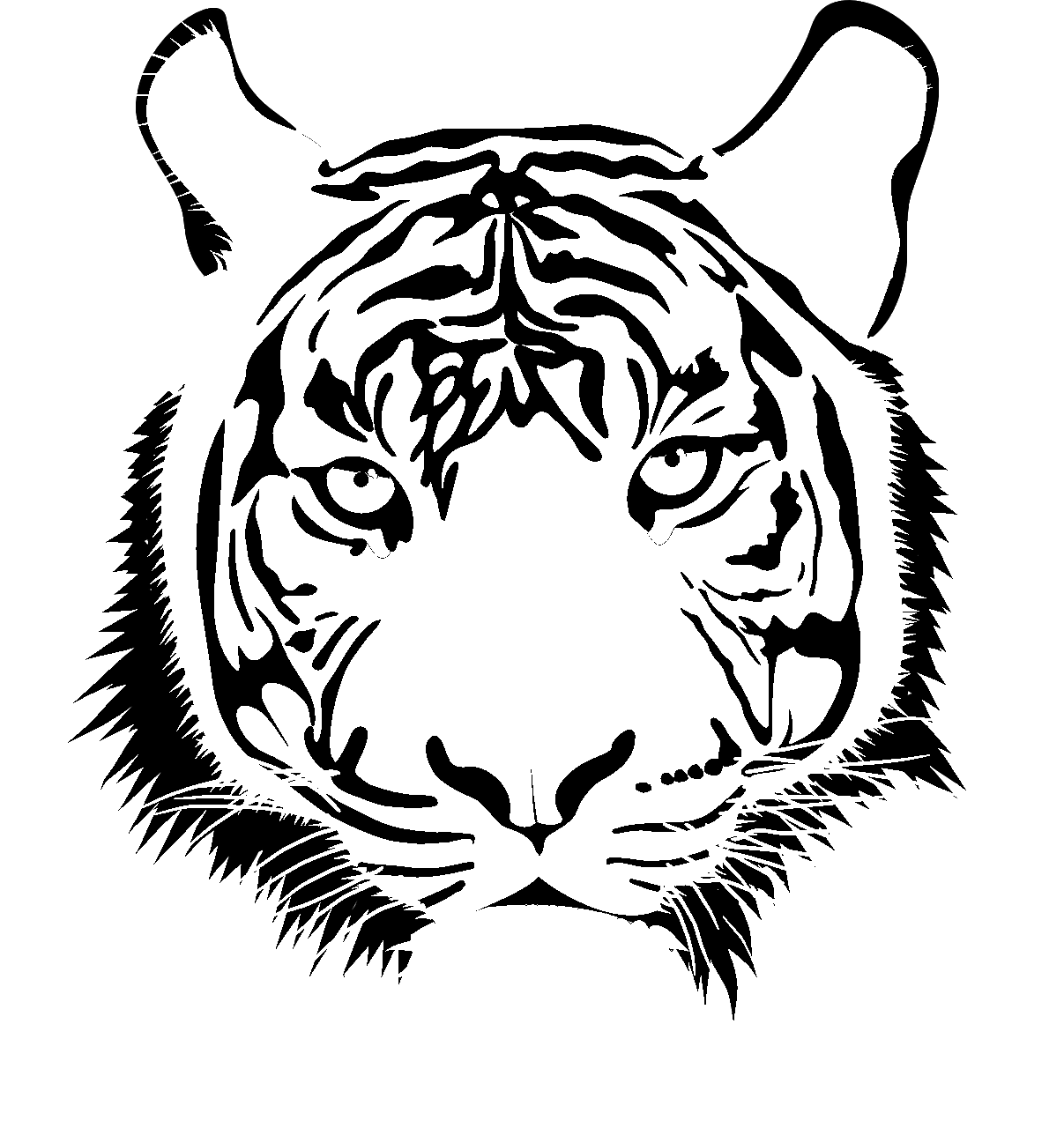 Målarbok av en tiger