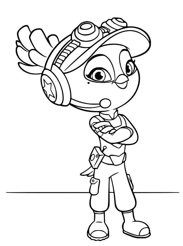 Drawing 2 from Top Wing coloring page to print and coloring
