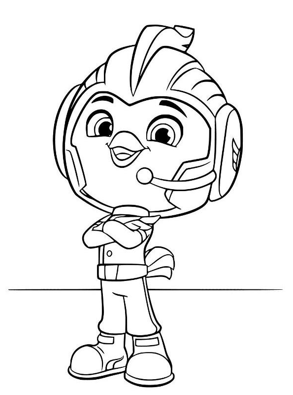 Drawing 18 from Top Wing coloring page to print and coloring