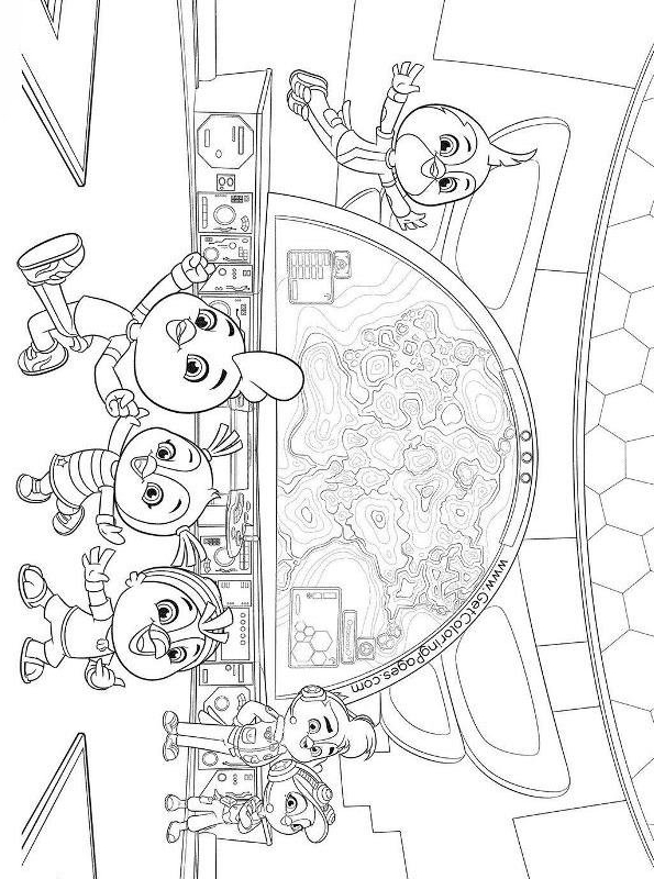 Drawing 23 from Top Wing coloring page to print and coloring