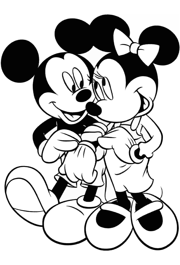 Mickey Mouse 15 för att skriva ut och färga