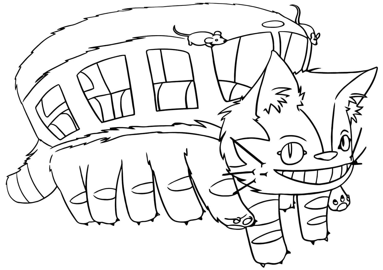 Disegno di Totoro 43 de Il mio vicino Totoro da stampare e colorare