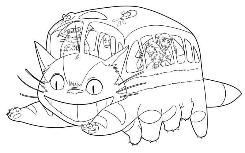 Disegno Totoro 48 de Il mio vicino Totoro da stampare e colorare