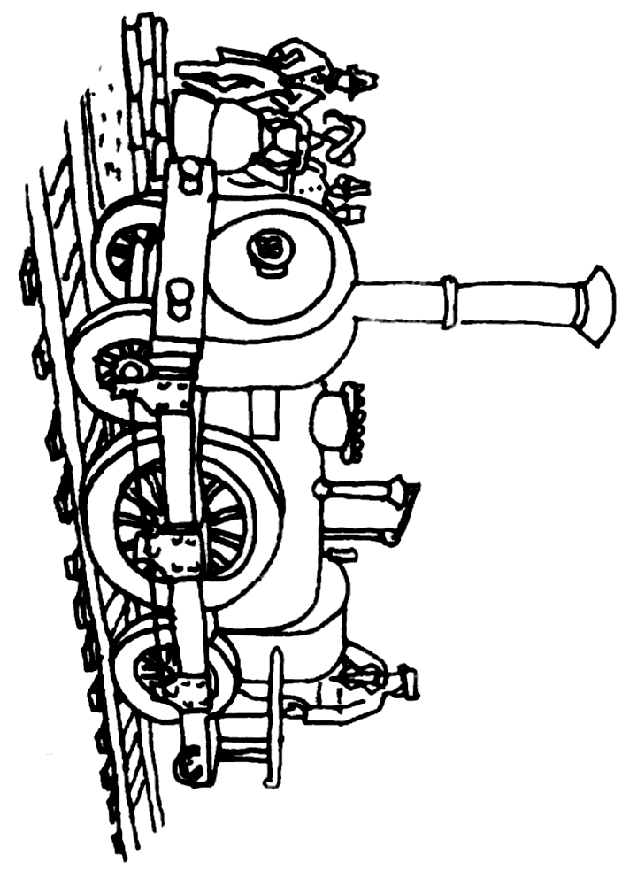 Drawing 13 from Trains coloring page to print and coloring