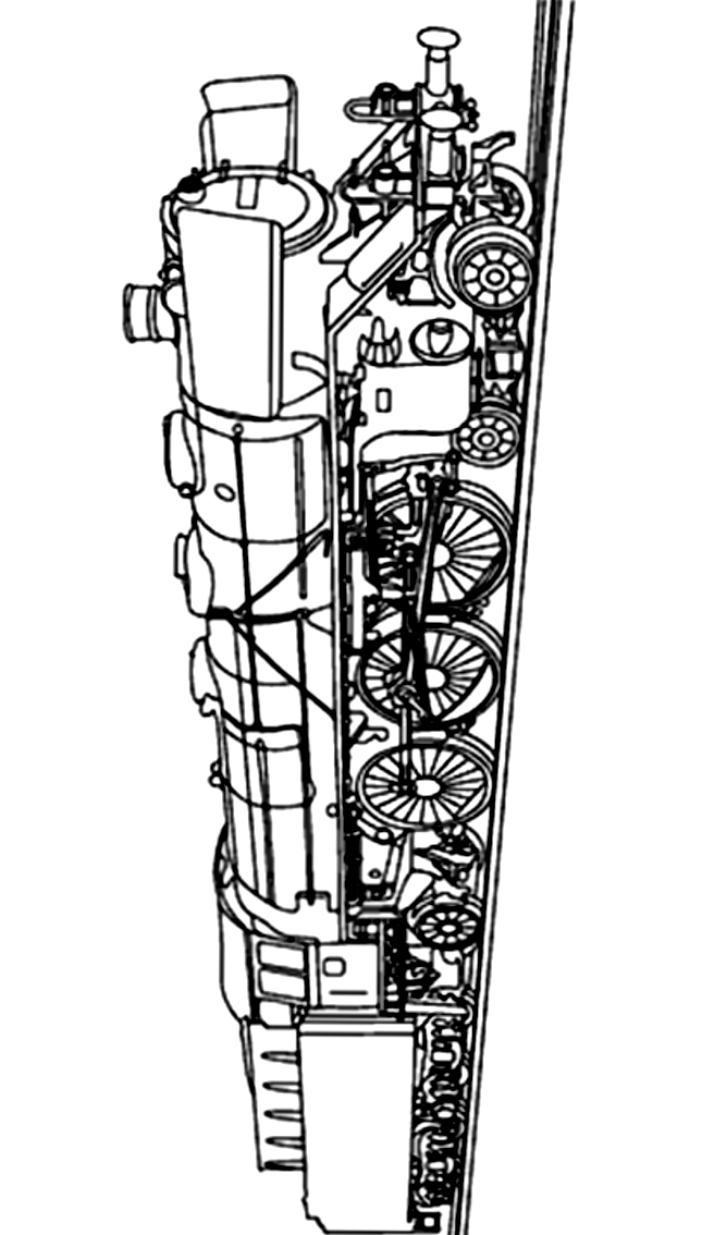 Drawing 24 from Trains coloring page to print and coloring