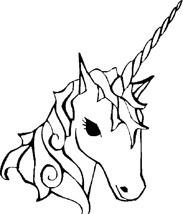 Drawing 19 from Unicorns coloring page to print and coloring