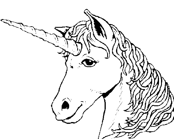 Dibujo 22 de Unicornios para imprimir y colorear