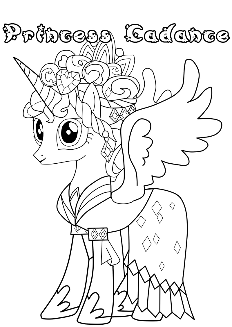 Einhorn 44  coloring page to print and coloring