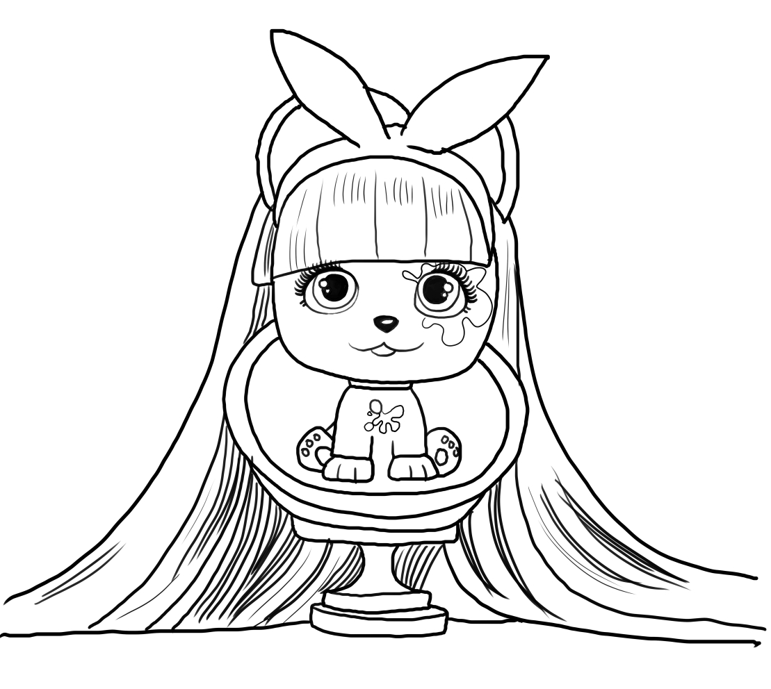 Alexia from Vip Pets coloring page to print and coloring