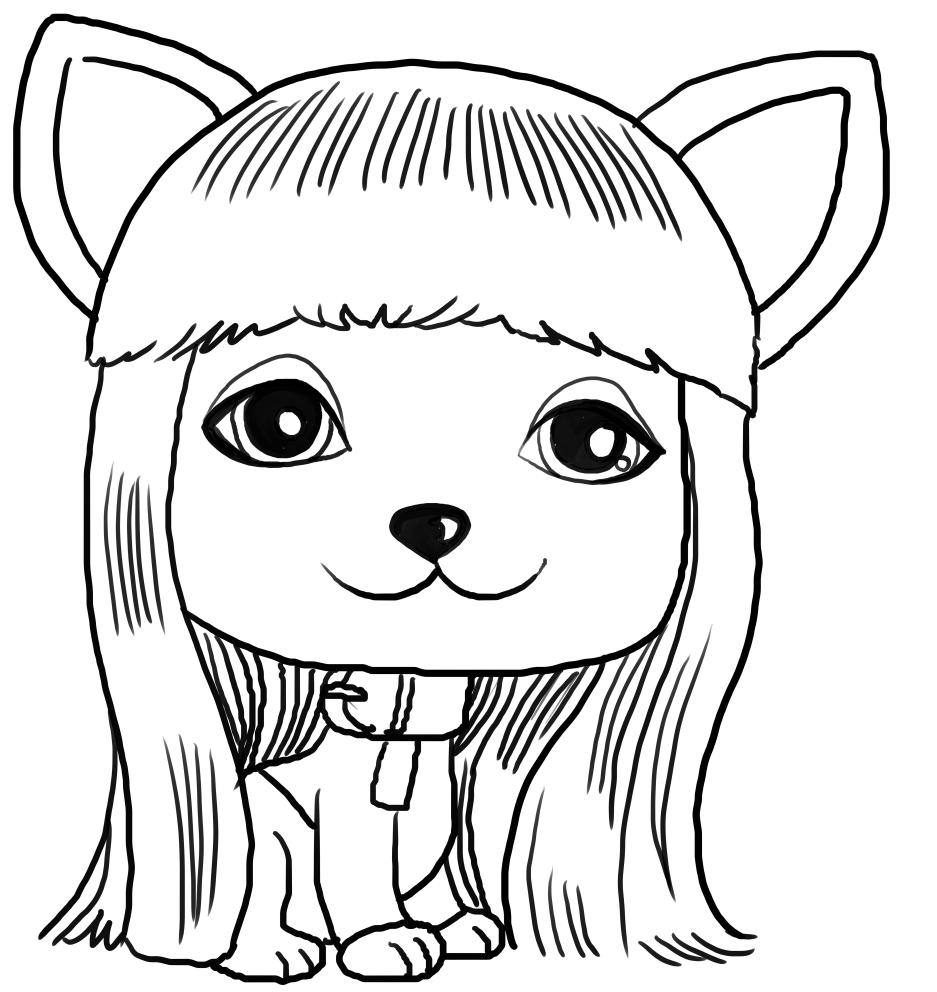 Taylor from Vip Pets coloring page to print and coloring