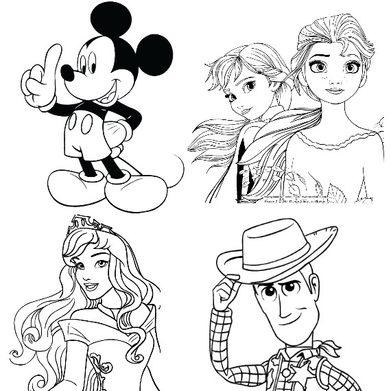 Disney målarbok