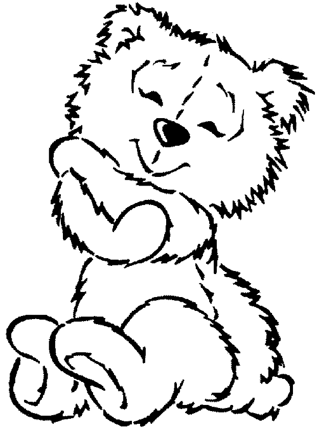Disegno 13 bear coloring page