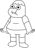 Clarence coloring pages
