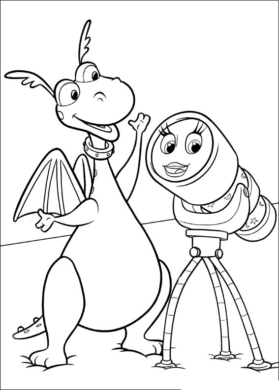 Dragon Philbert coloring page 