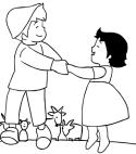 Drawing Heidi e Peter coloring pages printable for kids