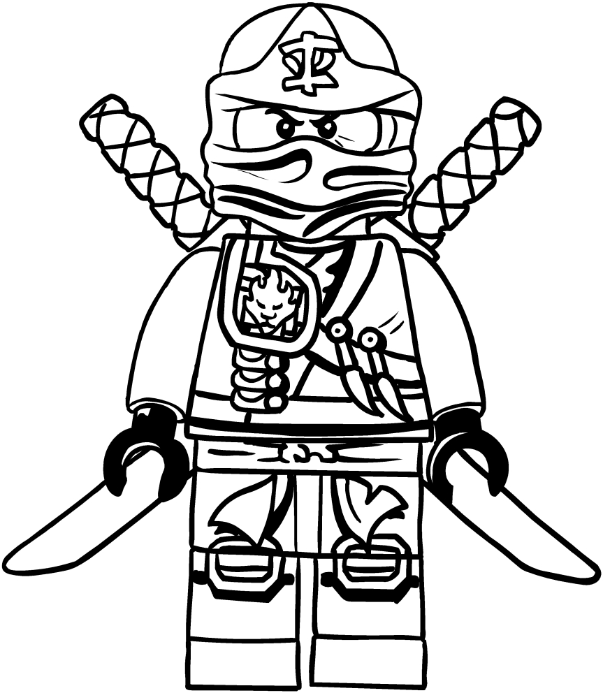  Kai of Ninjago coloring page to print