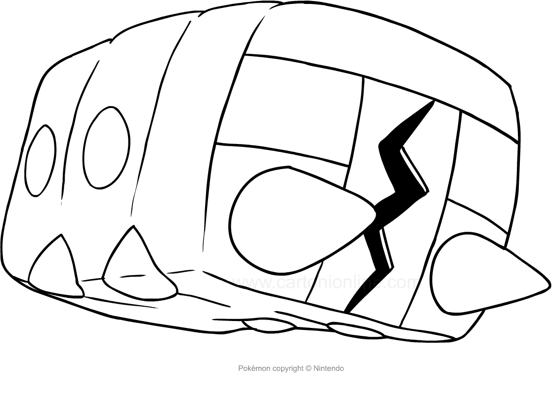 Drawing Charjabug of the Pokemon coloring pages printable for kids