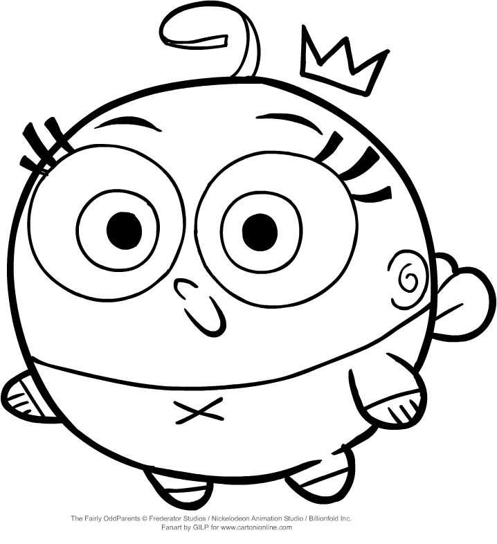 Poof from The Fairly Oddparents coloring page to print and coloring