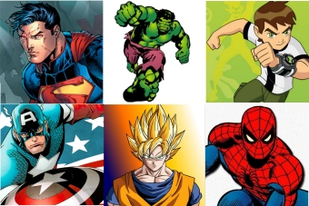 Personajes superhéroes