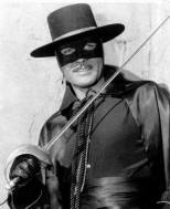 Zorro in the telefim with Guy Williams