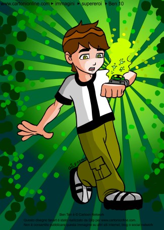 A Ben 10 fanart drawing to discover the Omnitrix