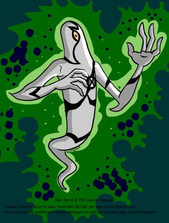 A fanart drawing of Goosebumps (Ghostfreak)