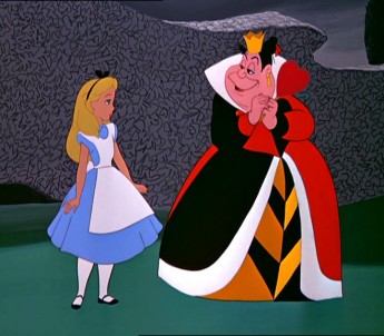 Alice im Wunderland und die Königin der Herzen