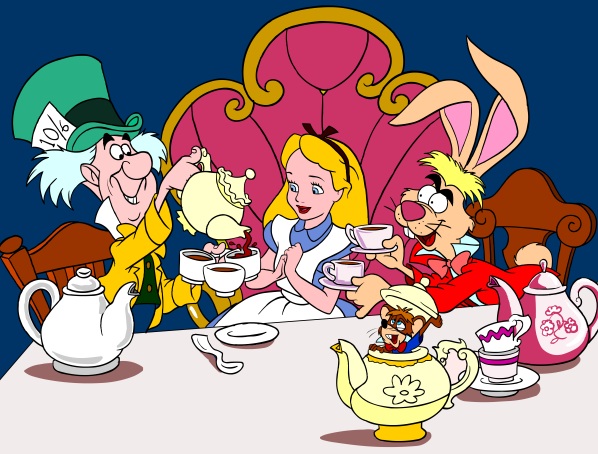Alice, the mad hatter and the leap hare