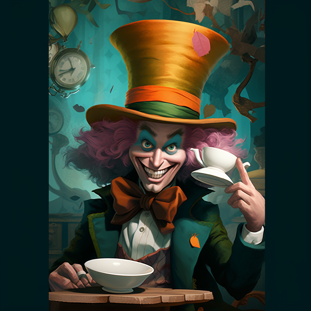 Image of the Mad Hatter from Alice in Wonderland