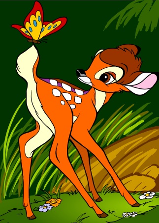 Bambi e la farfalla